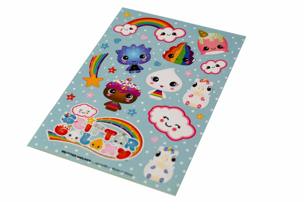 Glitter Galaxy Sticker Friends Sheet Wave 1