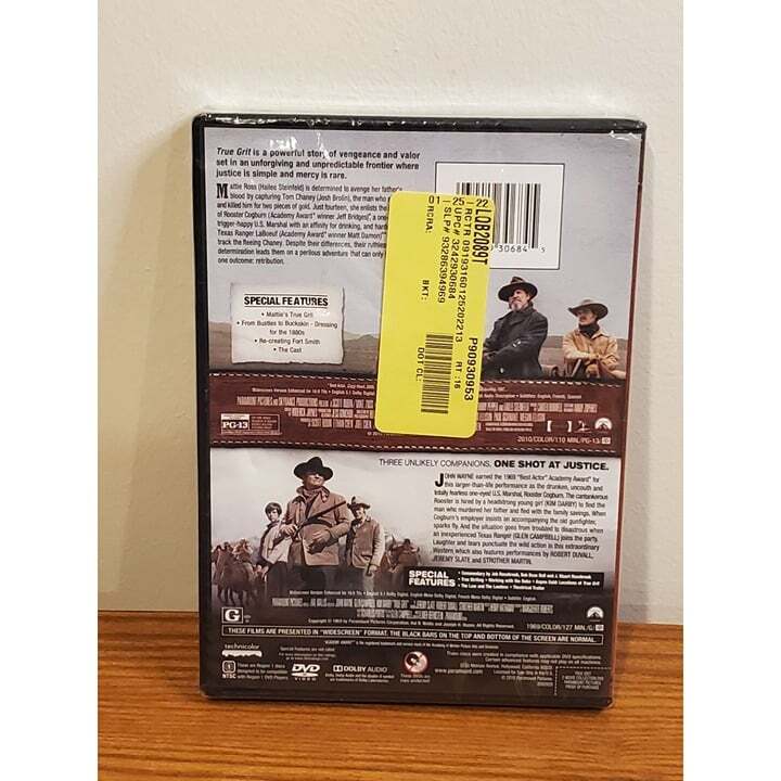 True Grit 2-Movie Collection DVD Set - New & Sealed - Paramount Western Classic