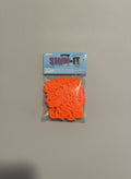 Stick-It Felt 1" Letters Numbers Tangerine 80pc Sealed