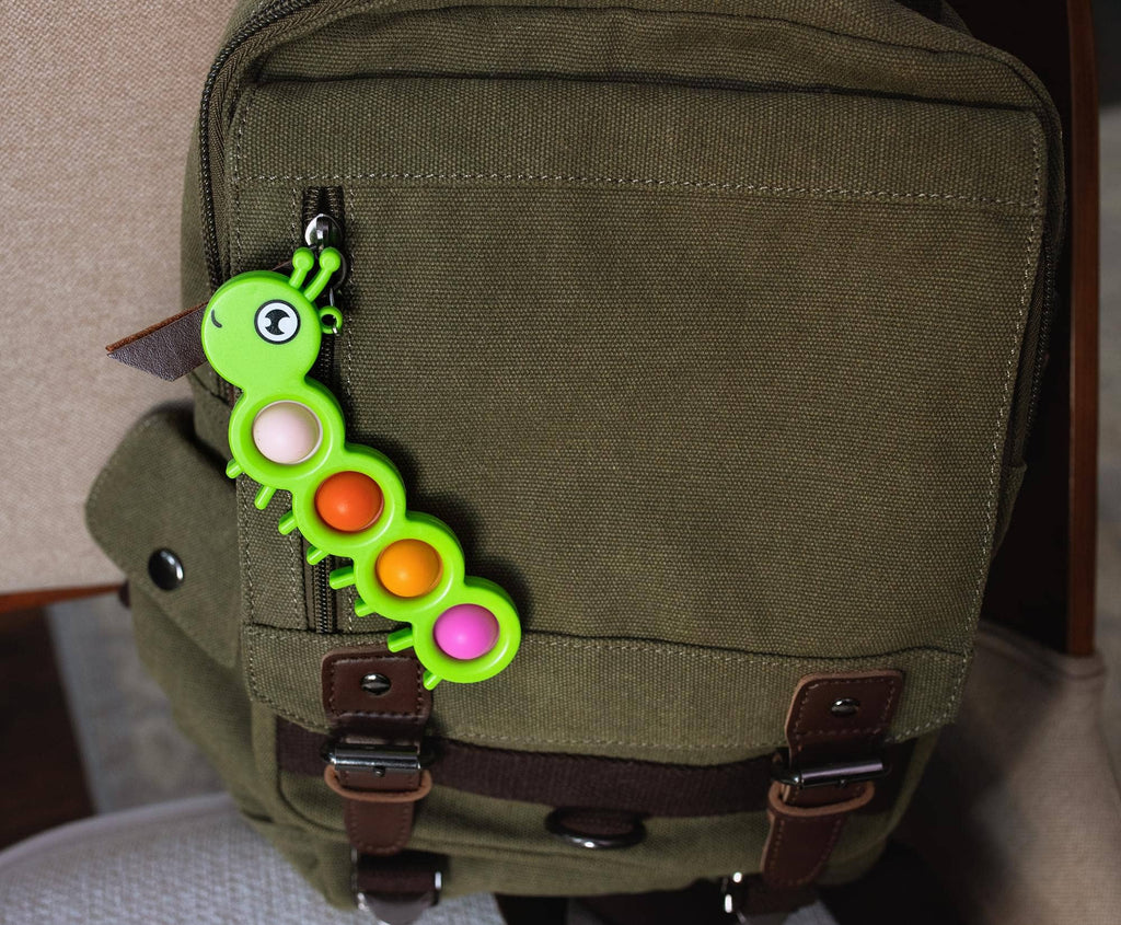 Pop Fidget Caterpillar 4 Button Popping Toy