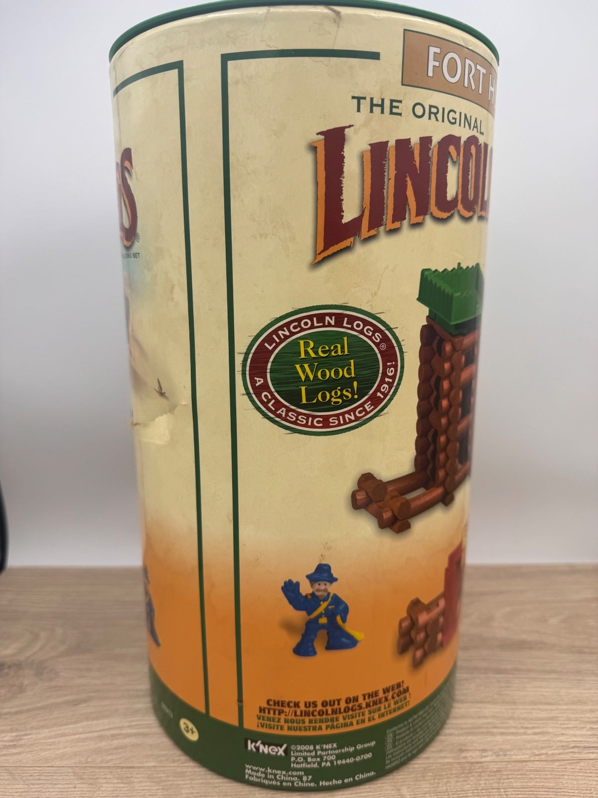 Lincoln Logs Fort Hudson 00913 57/70 Pcs Incomplete