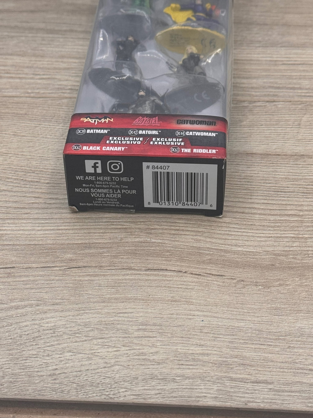 DC Nano Metalfigs 5-Pack Batman Batgirl Jada Toys 84407