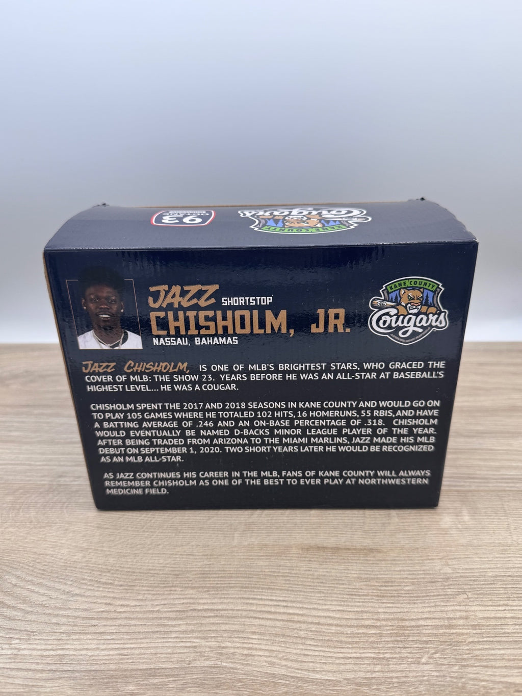 Jazz Chisholm Jr Kane County Cougars Bobblehead SGA