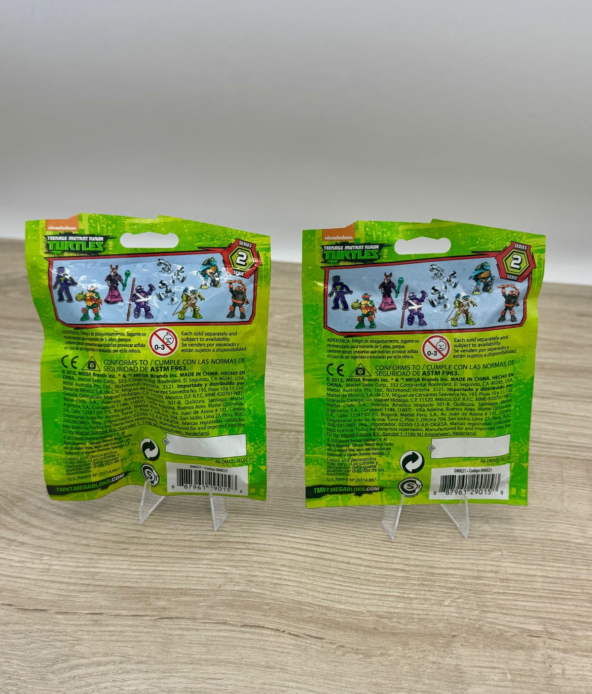 Mega Bloks TMNT Series 2 Blind Bags Lot of 2 Sealed