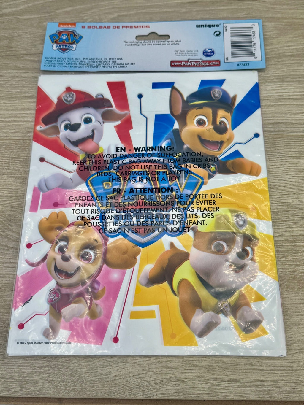PAW Patrol Party Lot 32 Loot Bags 2 Banners New Sealed