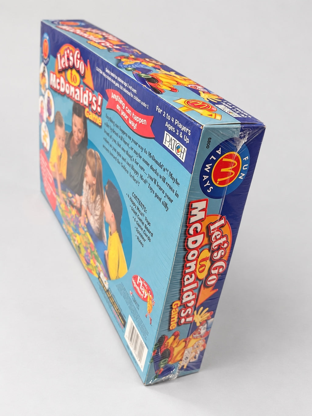 2001 Let's Go to McDonald's Board Game NEW Sealed Patch