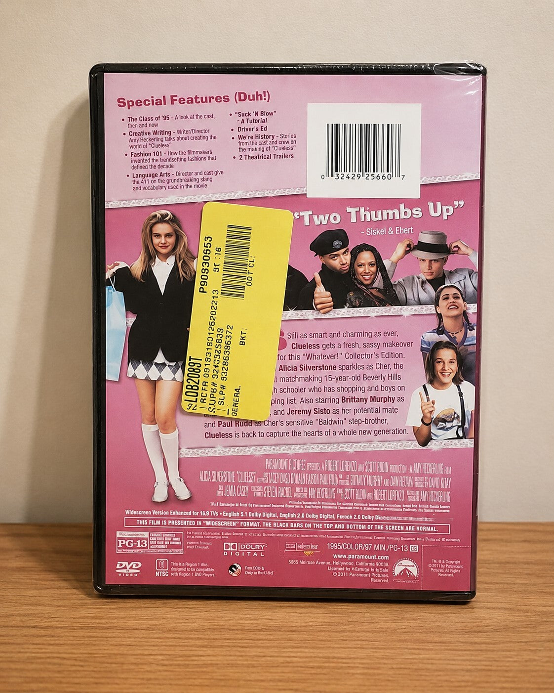 Clueless Whatever Edition DVD 1995 Alicia Silverstone Paul Rudd NEW Sealed