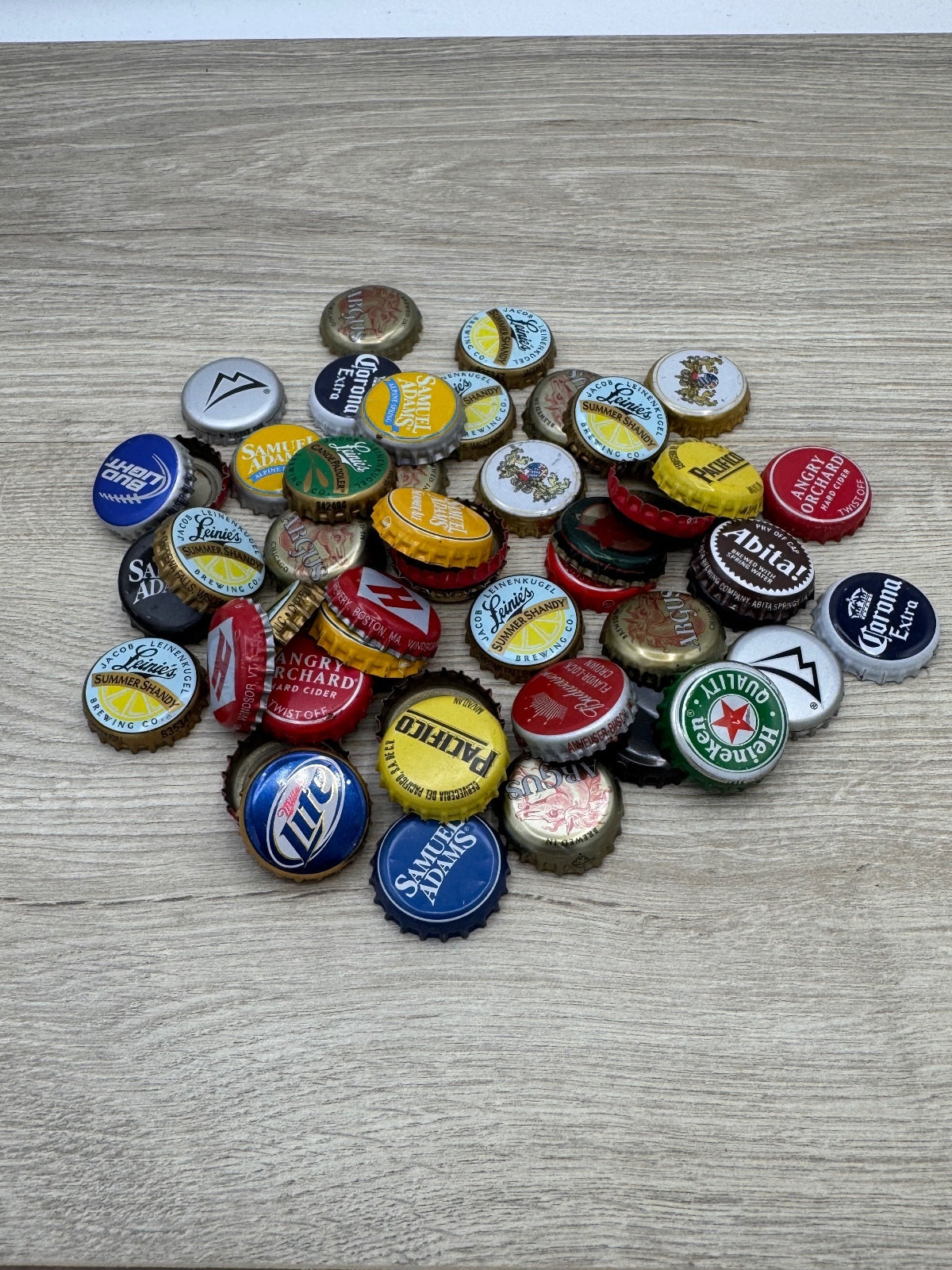 50 Assorted Beer Bottle Caps Collection, crafts, art, jewelry and more!