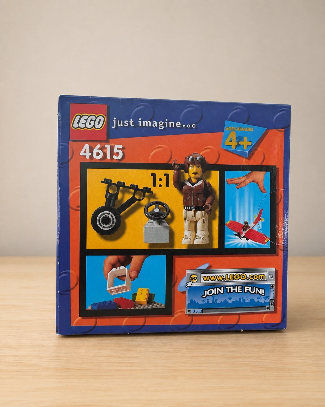 LEGO Jack Stone Red Recon Flyer Set #4615 Vintage 2002