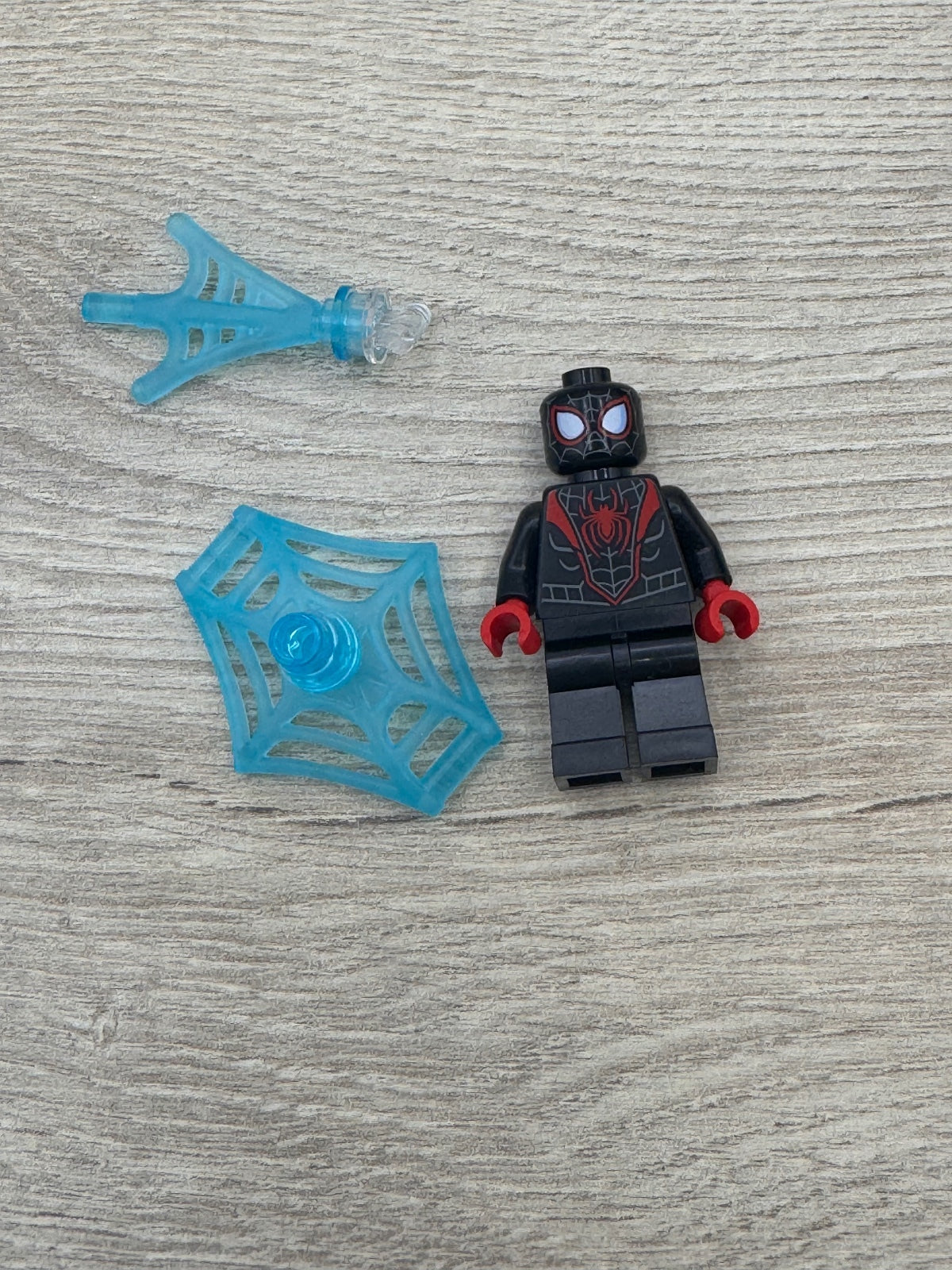 LEGO 76244 Miles Morales vs. Morbius – Complete w/ Both Minifigures Box & Manual