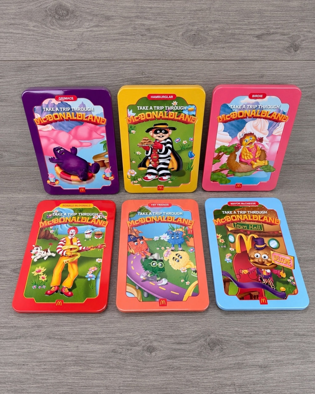 2025 McDonaldland Full Set of 6 Factory Sealed Collector Tins