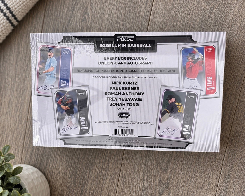 2026 Pulse Lumin Baseball Super Box Sealed On-Card Auto