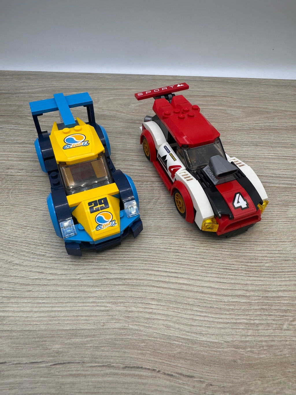 LEGO City 60256 Racing Cars #29 & #4 Complete No Minifigs, Preowned verified