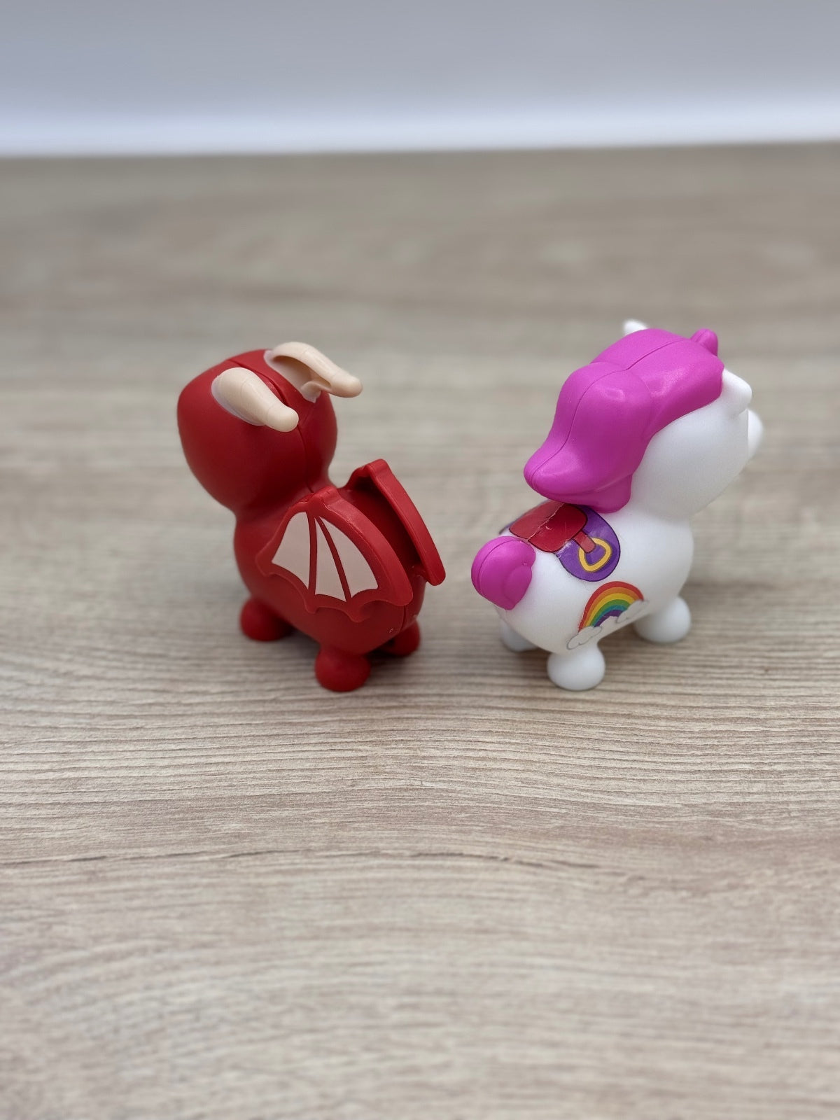 McDonald's Adopt Me Unicorn #4 Dragon #5 Happy Meal Toy Lot 2024, Preowned