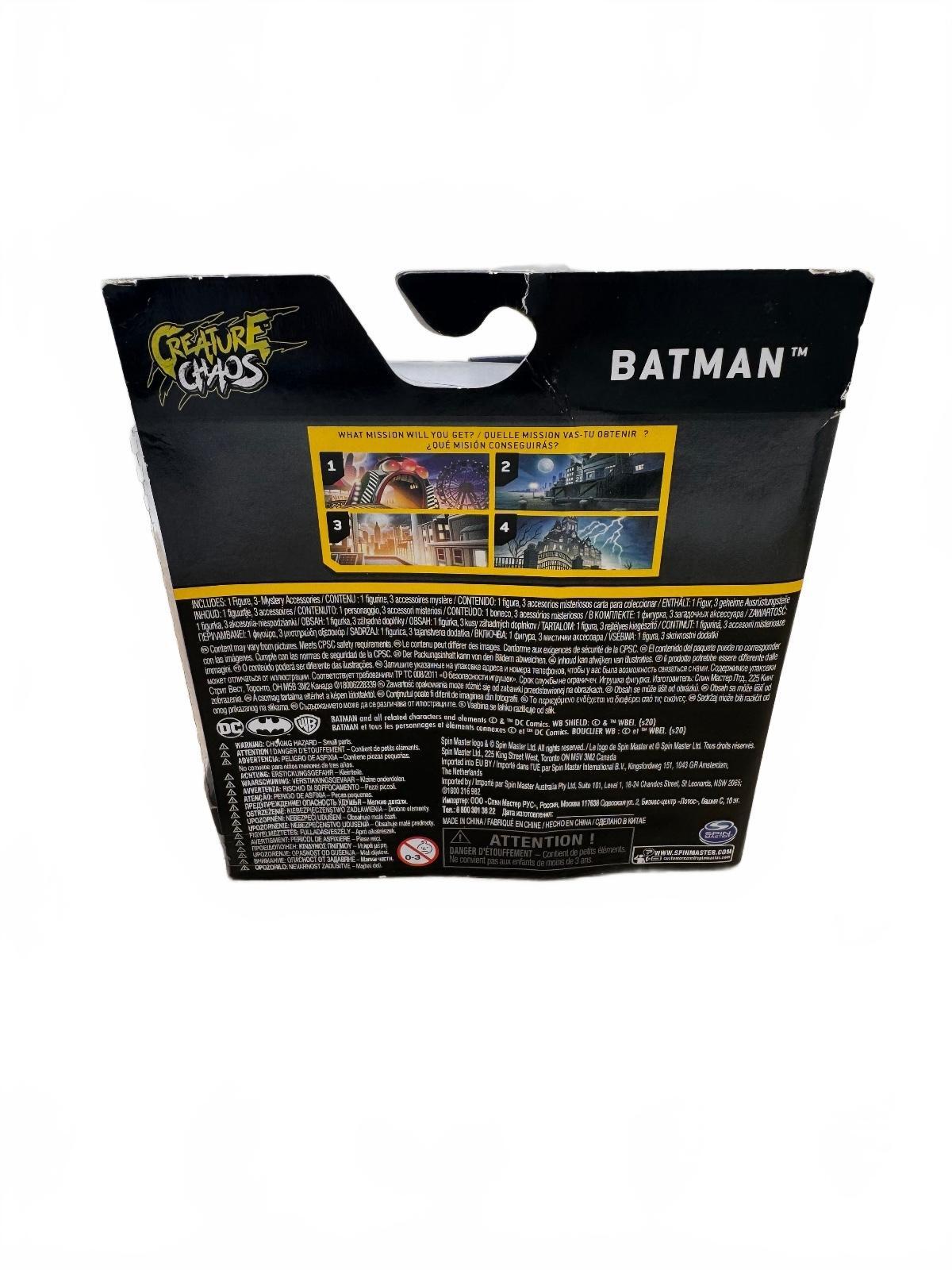 DC Batman Caped Crusader 4in Figure 3 Accessories NEW