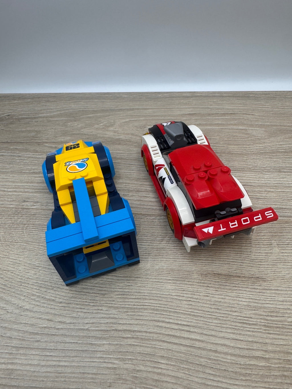 LEGO City 60256 Racing Cars #29 & #4 Complete No Minifigs, Preowned verified