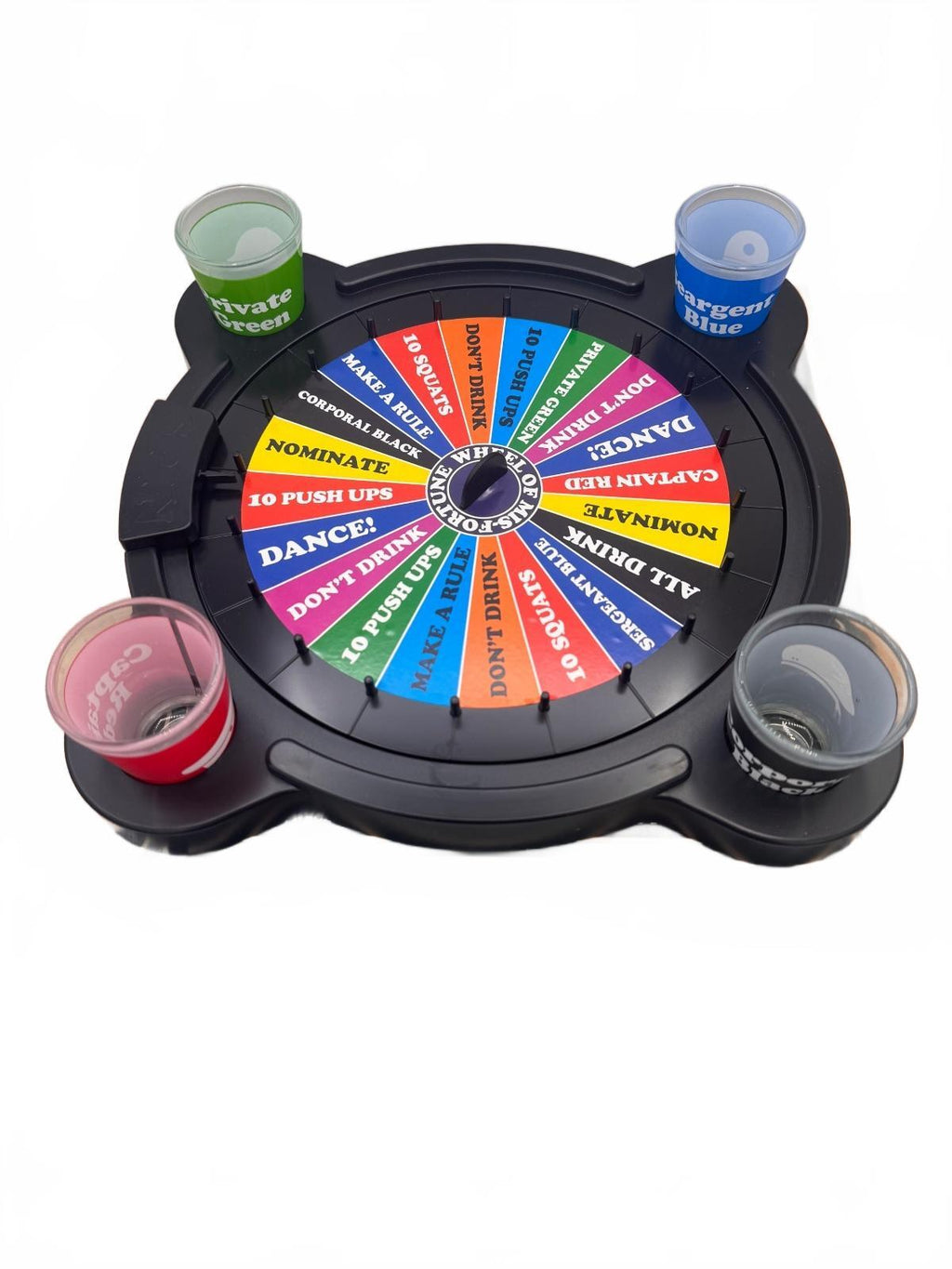 Paladone Wheel of Mis-Fortune Drinking Party Game Preowned