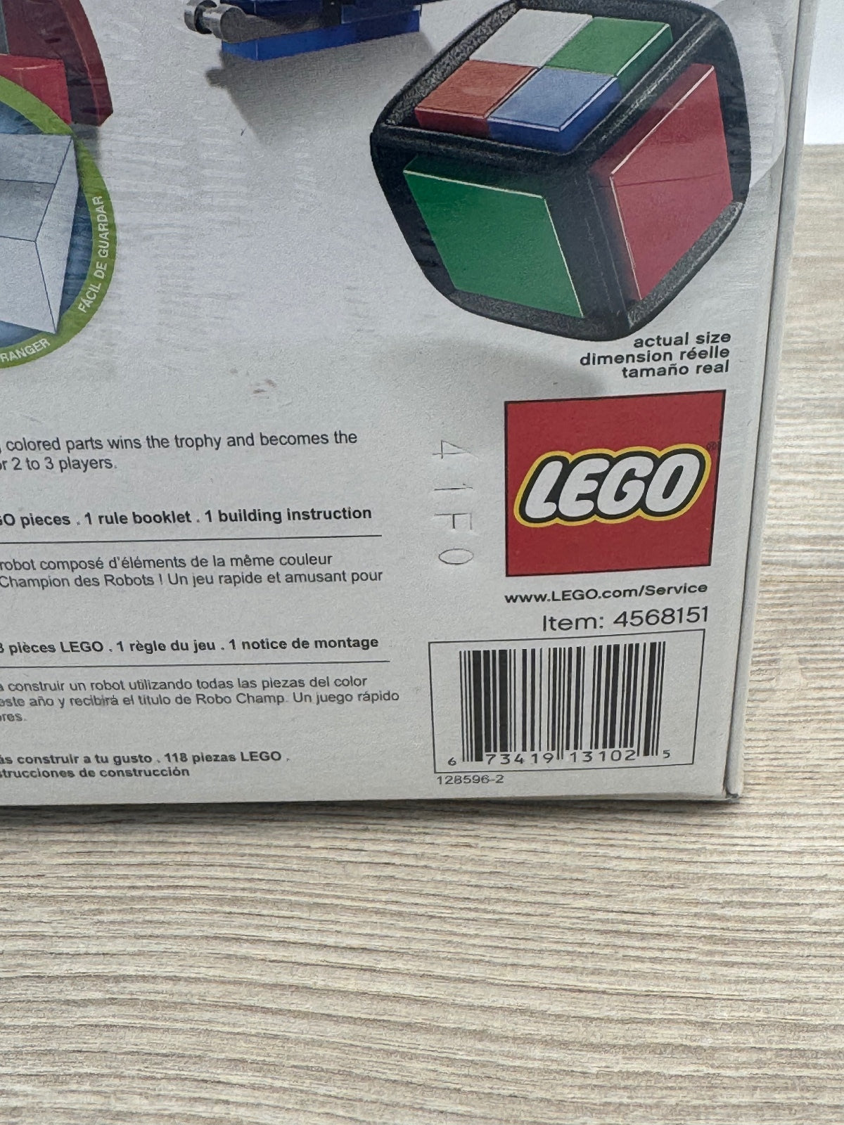 LEGO Games Robo Champ 3835 Sealed 2009 Retired 119 Pieces