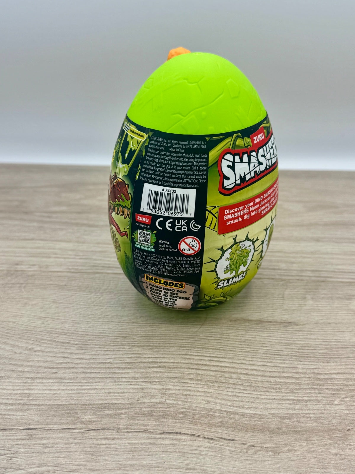 ZURU Smashers Nano Jurassic Light Up Dino Egg NEW Sealed