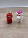 McDonald's Adopt Me Unicorn #4 Dragon #5 Happy Meal Toy Lot 2024, Preowned