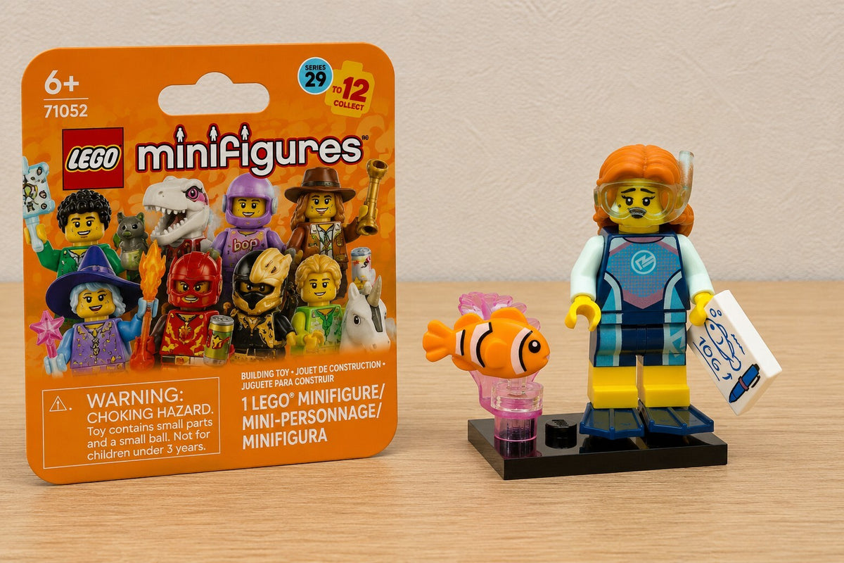 LEGO Series 29 Marine Biologist col29-2 Scanner ID Sealed Box 71051