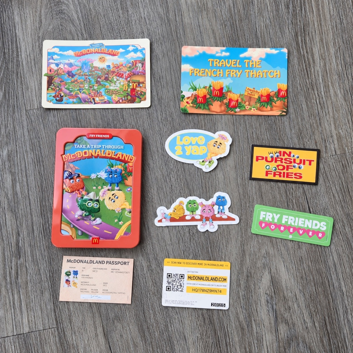 2025 McDonaldland Full Set of 6 Factory Sealed Collector Tins