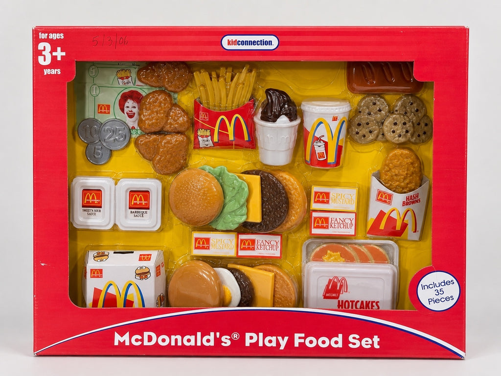 Vintage 2005 McDonald's Kid Connection Play Food Set 35pc