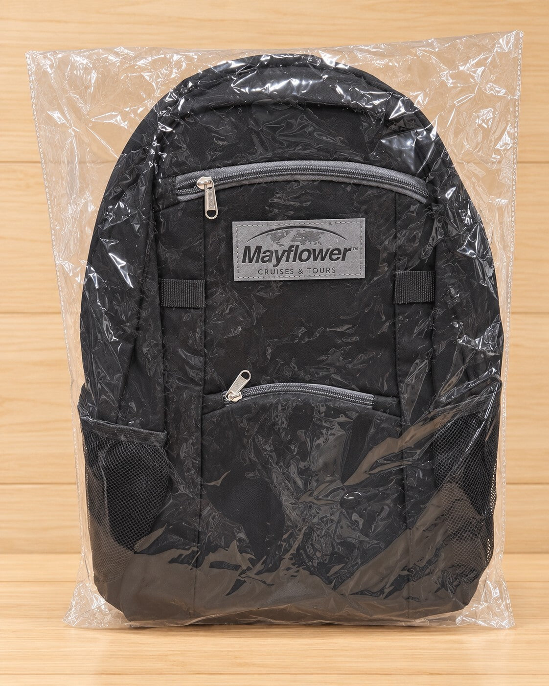 Mayflower Cruises & Tours Black Travel Backpack New