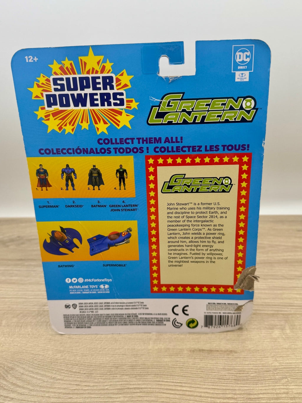 McFarlane DC Super Powers Green Lantern John Stewart 4in