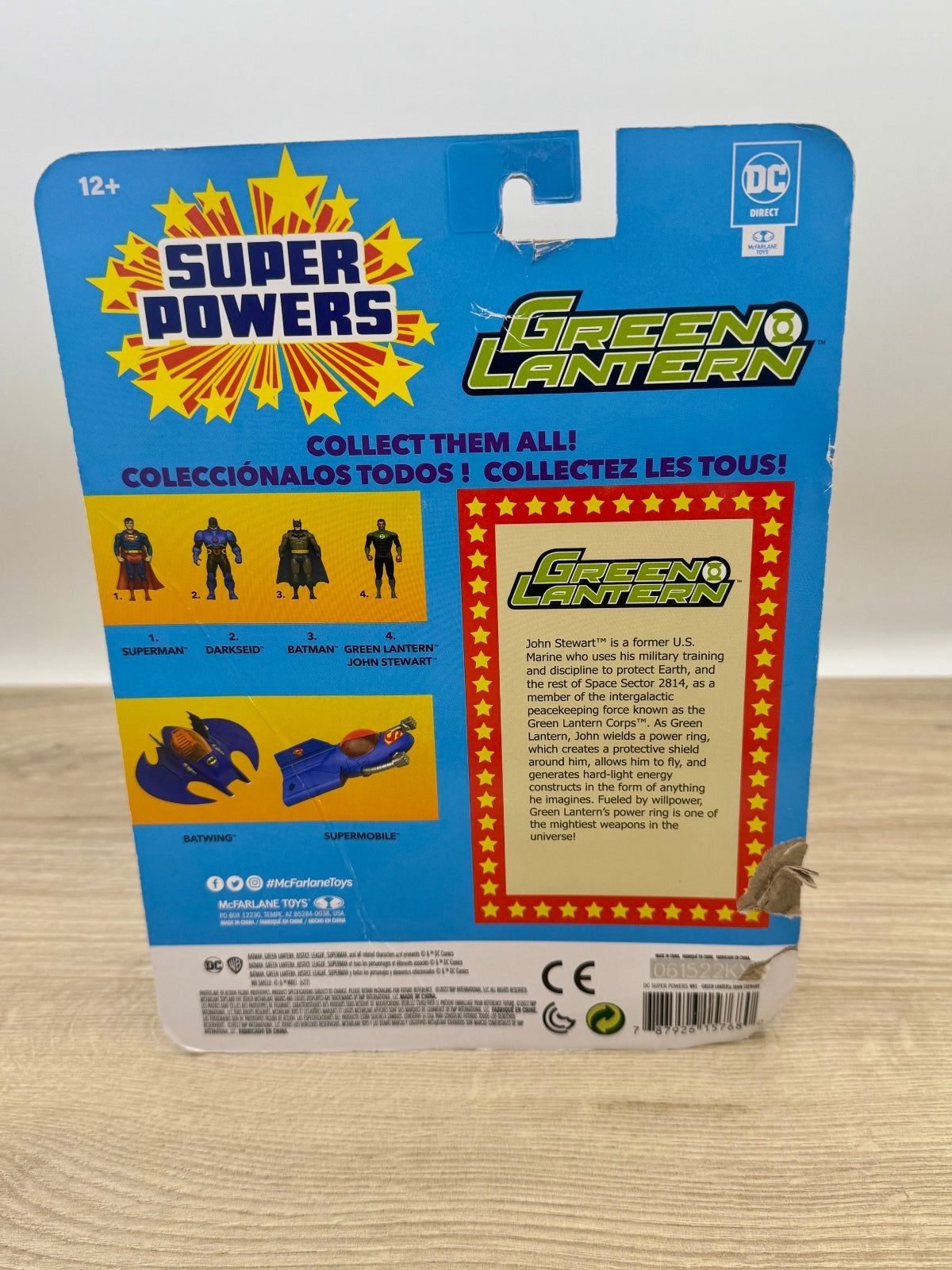 McFarlane DC Super Powers Green Lantern John Stewart 4in