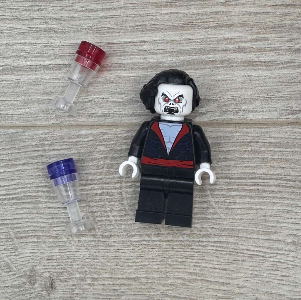 LEGO 76244 Miles Morales vs. Morbius – Complete w/ Both Minifigures Box & Manual