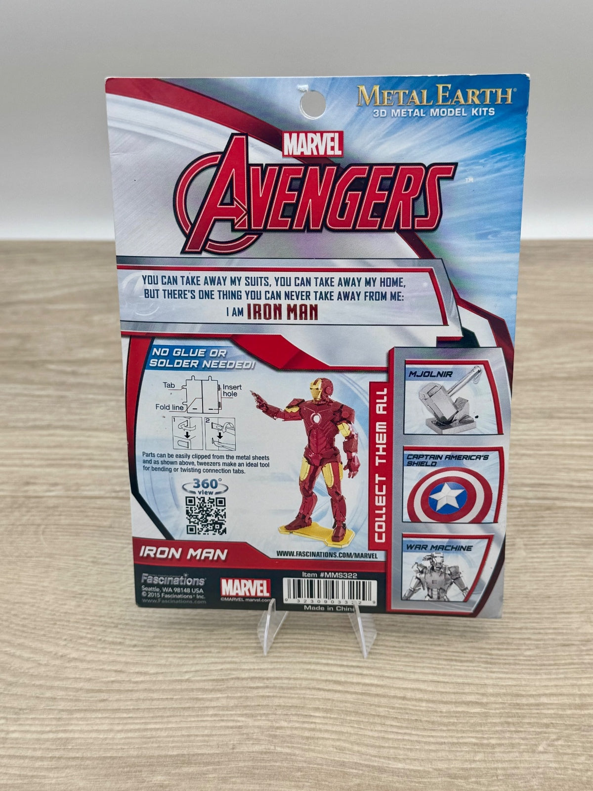 Metal Earth Marvel Avengers Iron Man MMS322 3D Model Kit