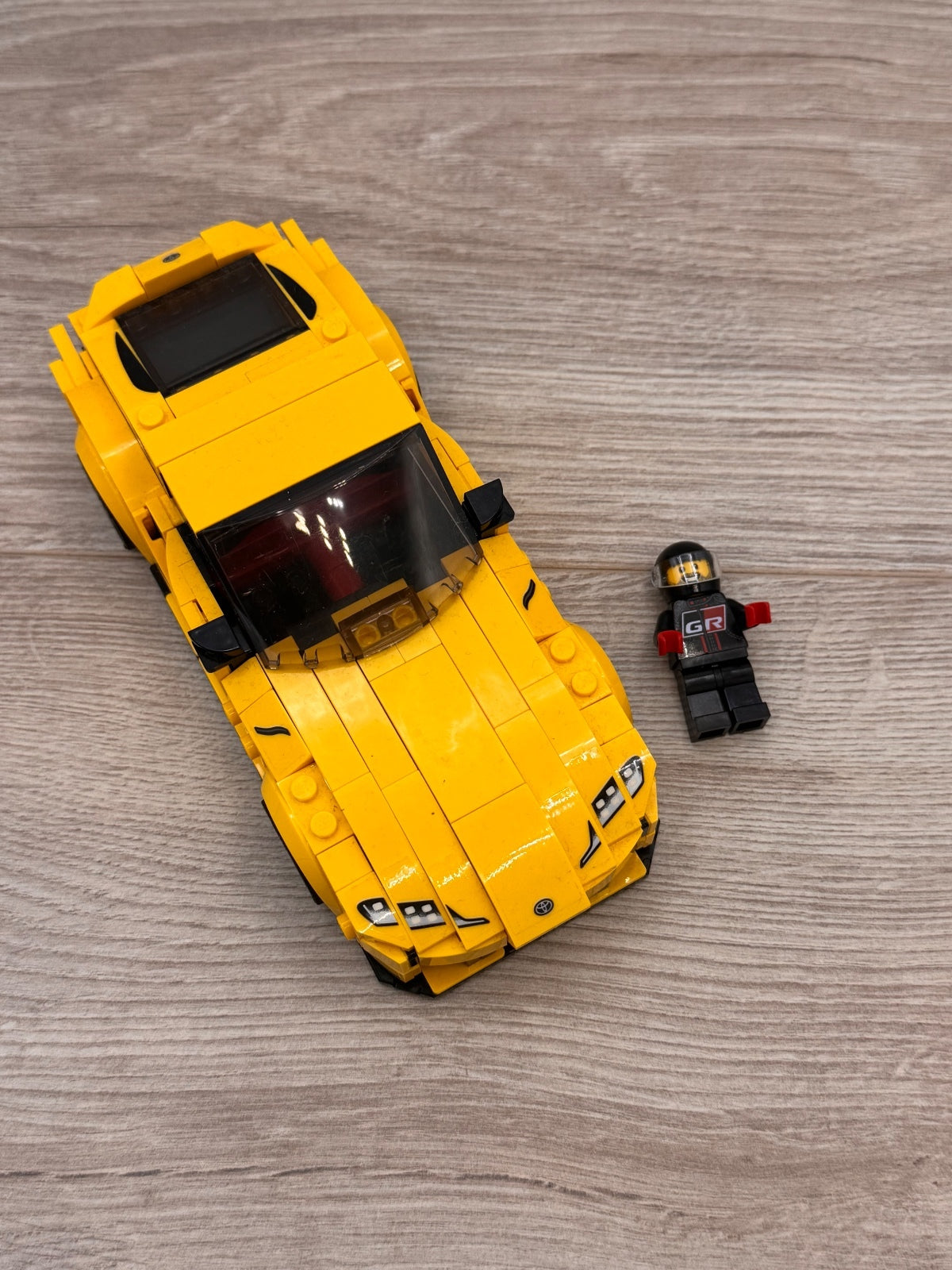 LEGO 76901 Toyota GR Supra Speed Champions – Complete w/ Minifigure, Box, Manual