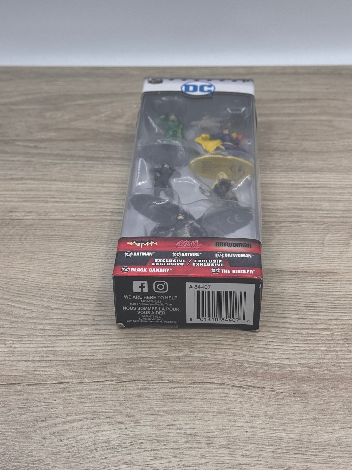 DC Nano Metalfigs 5-Pack Batman Batgirl Jada Toys 84407