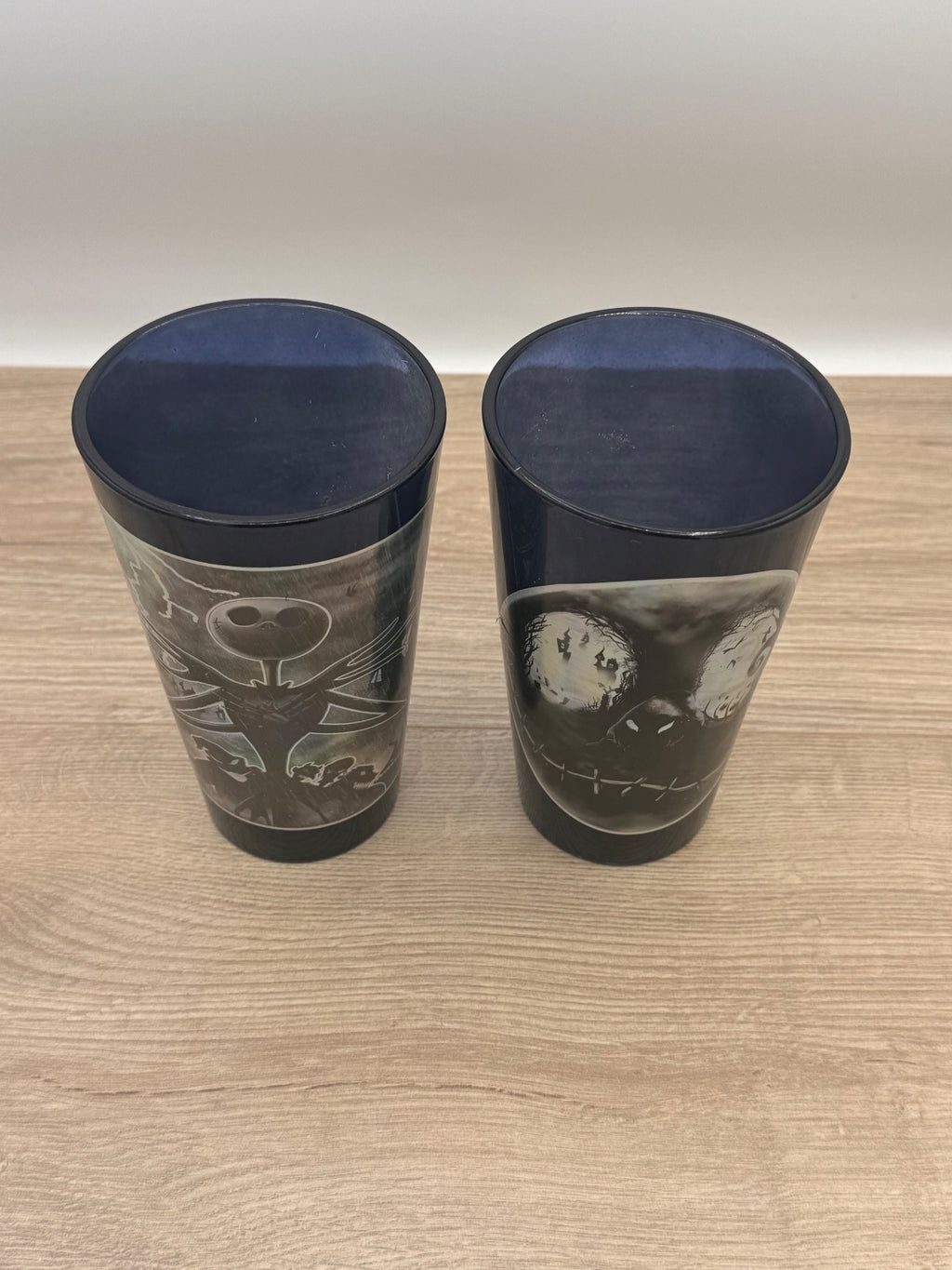 Disney Nightmare Before Christmas Glass Set Jack Oogie 2015