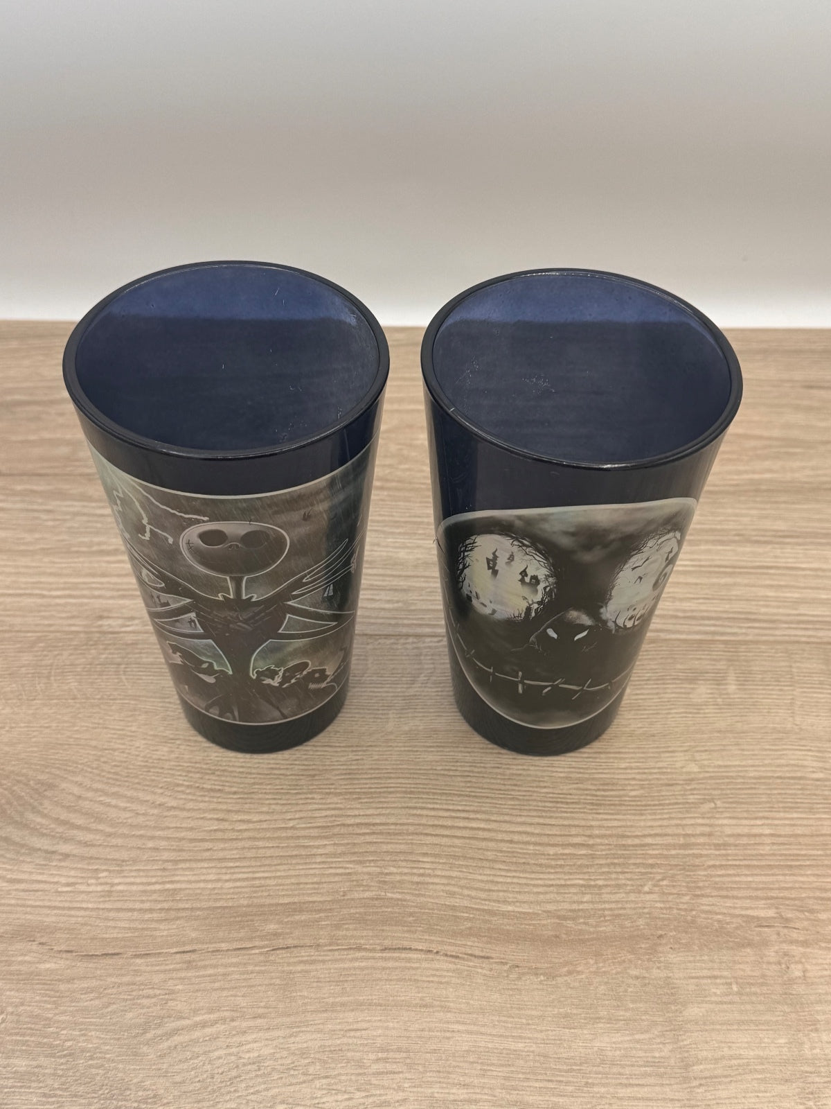 Disney Nightmare Before Christmas Glass Set Jack Oogie 2015