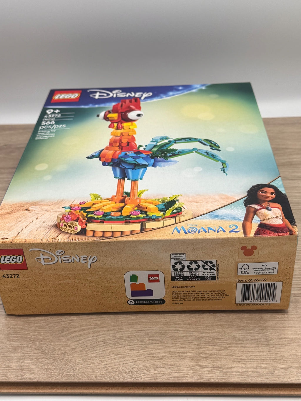 LEGO Disney Moana 2 Heihei 43272 New Sealed 566 Pieces NIB