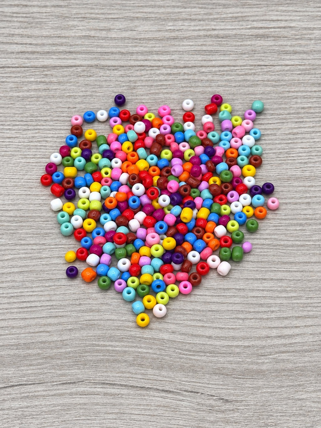 150+ Assorted Multicolor Small Craft Beads Mixed Lot