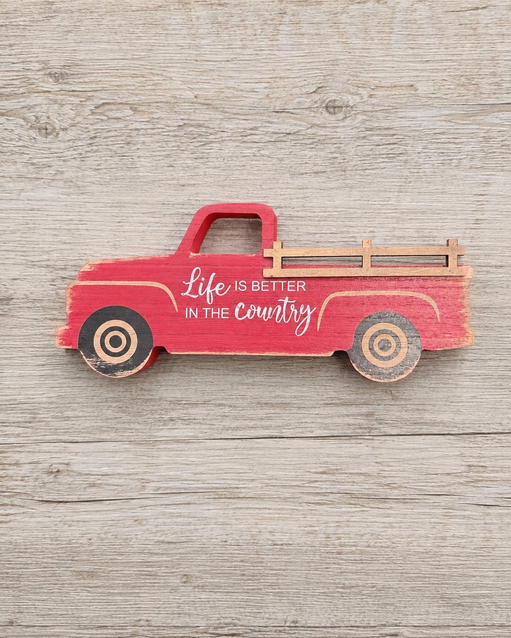 Hobby Lobby Life Is Better in Country Red Truck Preowned