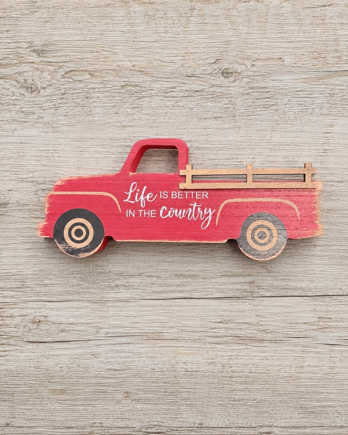 Hobby Lobby Life Is Better in Country Red Truck Preowned