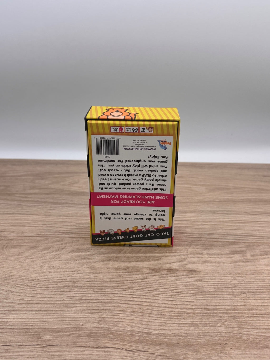 Taco cat goat cheese pizza game, sealed cards