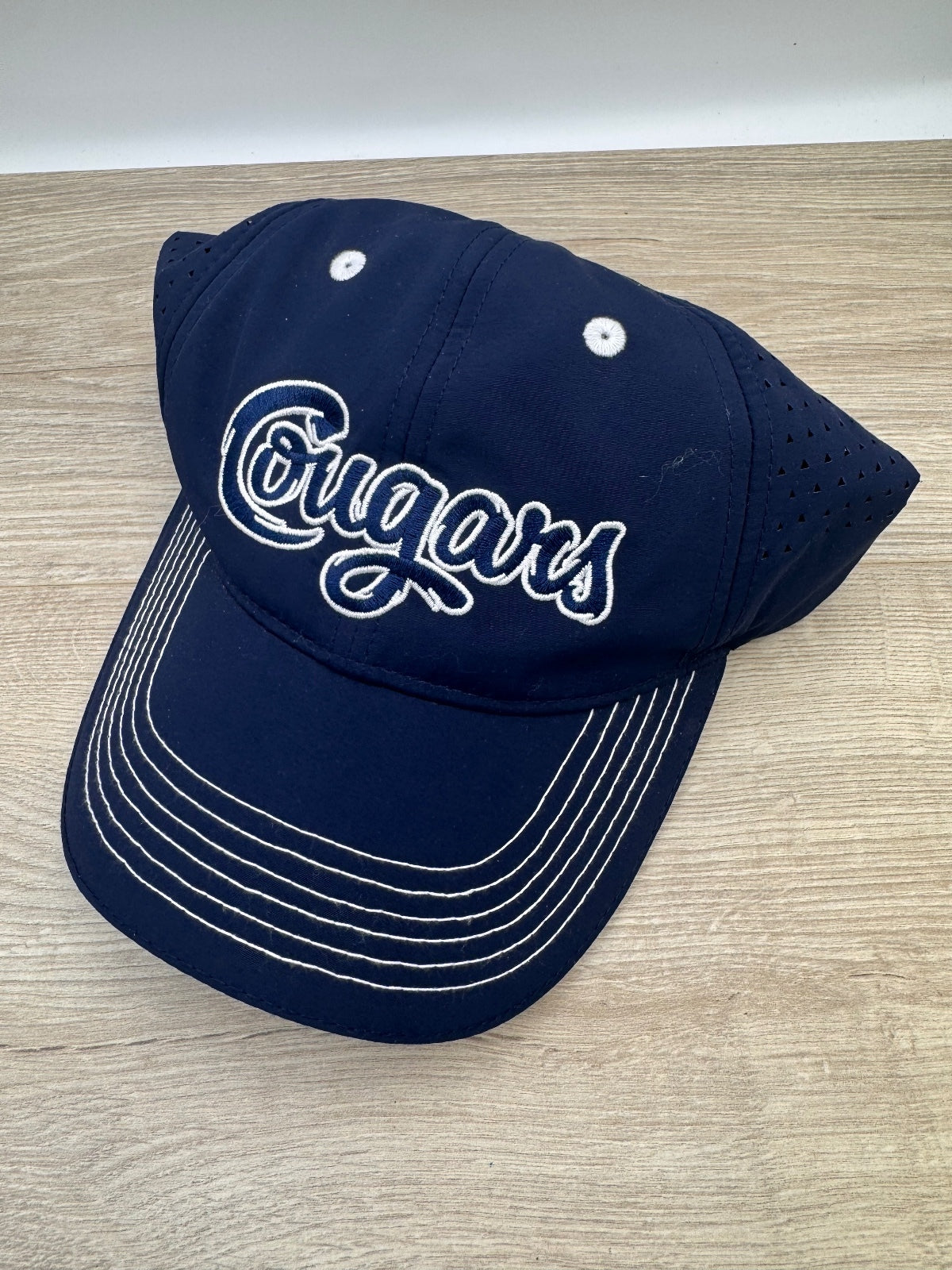 Cougars Versiti Navy Baseball Cap Adjustable Melonwear NWOT