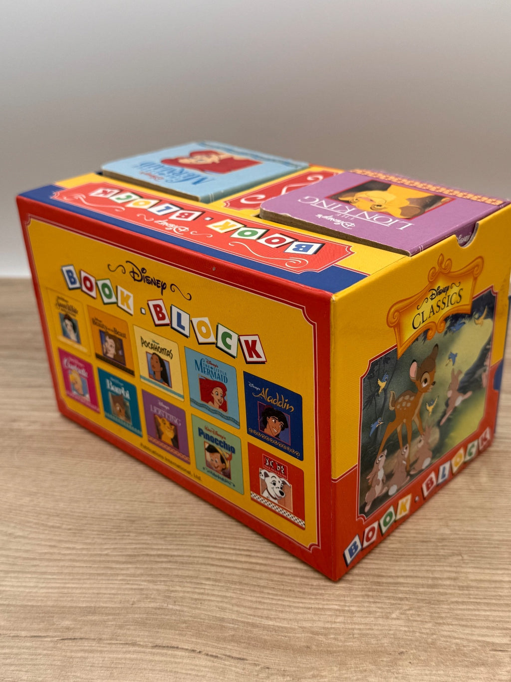 Vintage 1999 Disney Classics Book Block 10 Mini Books