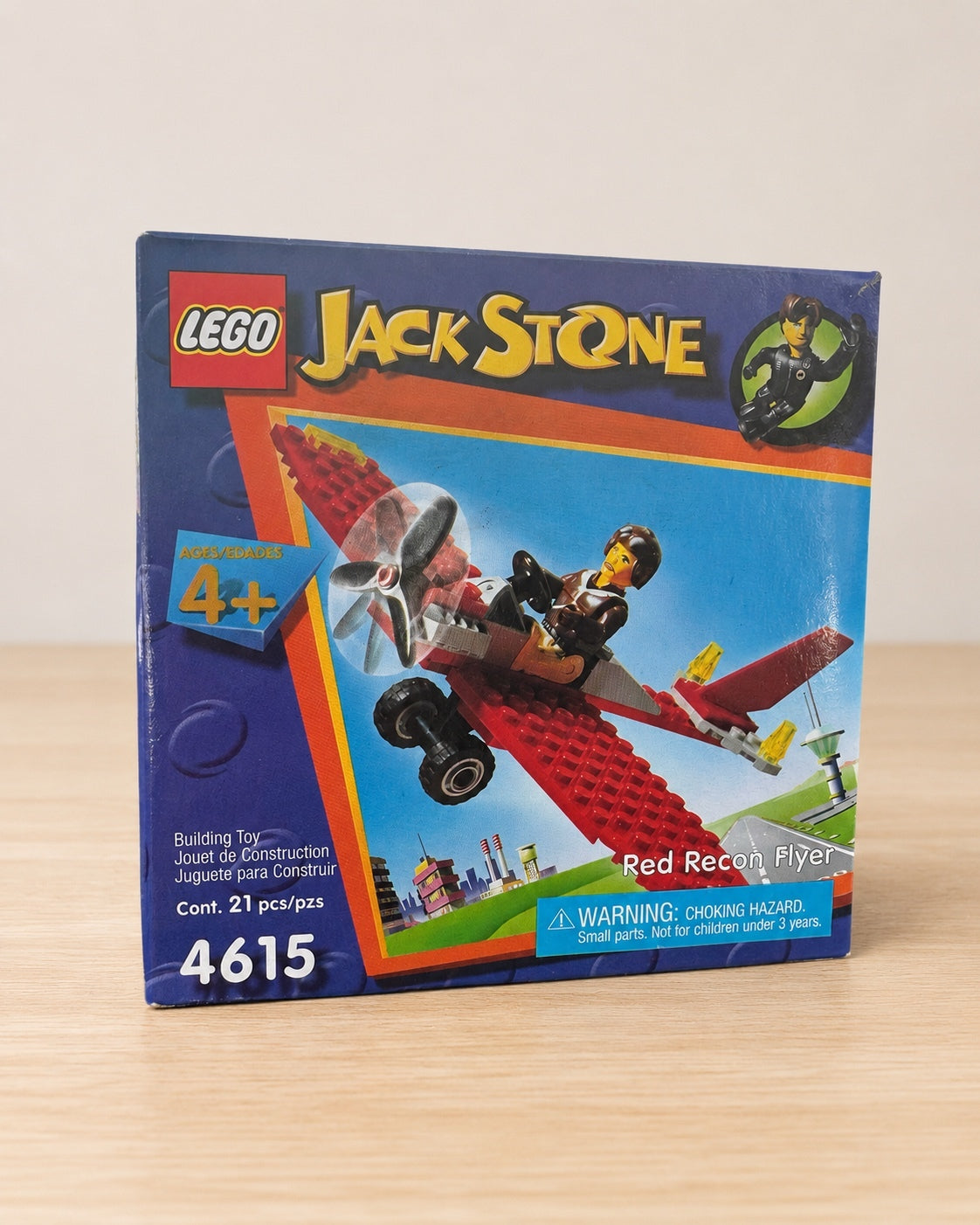 LEGO Jack Stone Red Recon Flyer Set #4615 Vintage 2002