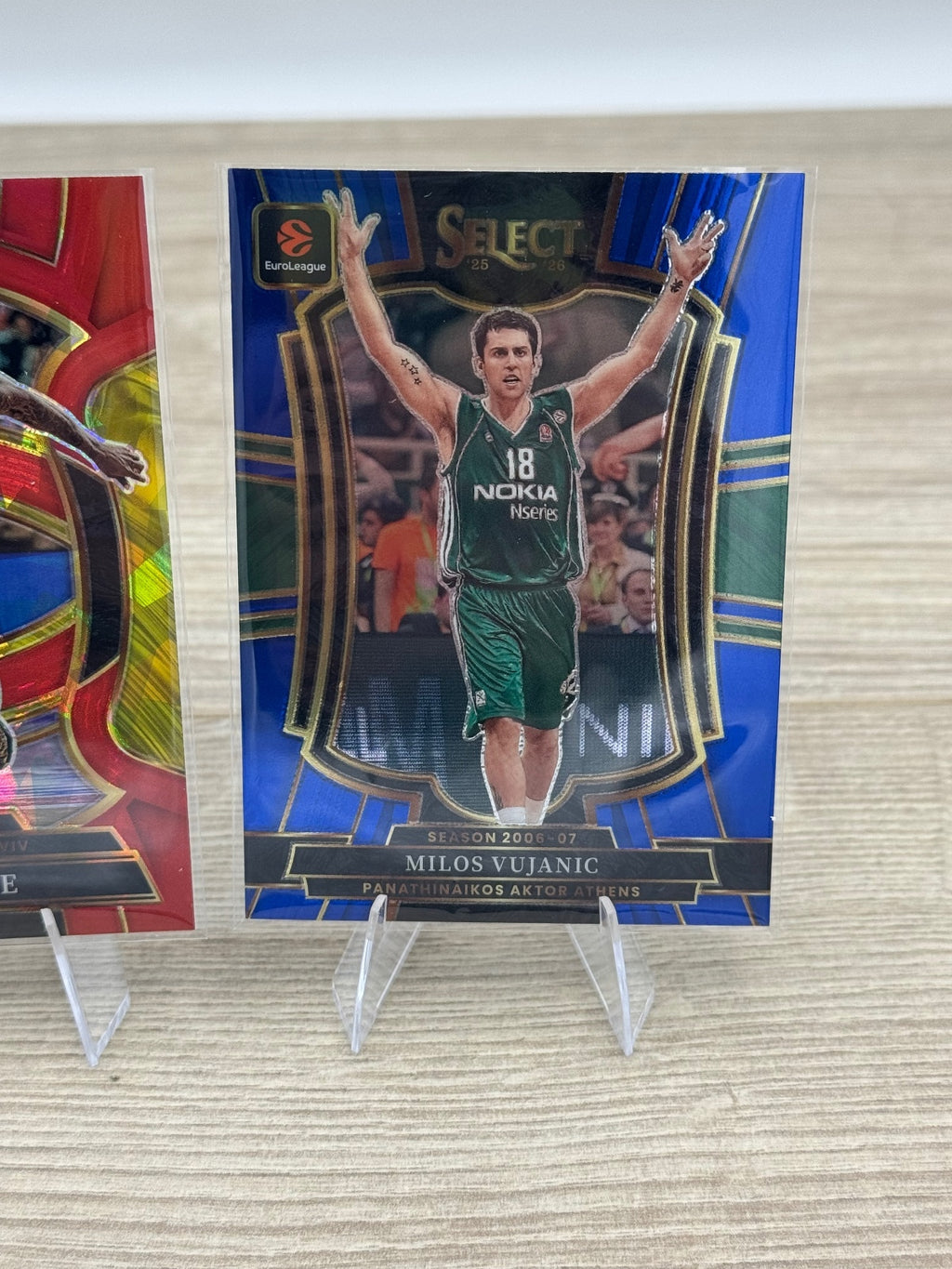 2025-26 Select EuroLeague Prizm Parallel 4 Card Lot