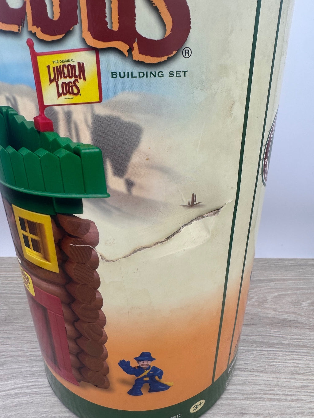 Lincoln Logs Fort Hudson 00913 57/70 Pcs Incomplete
