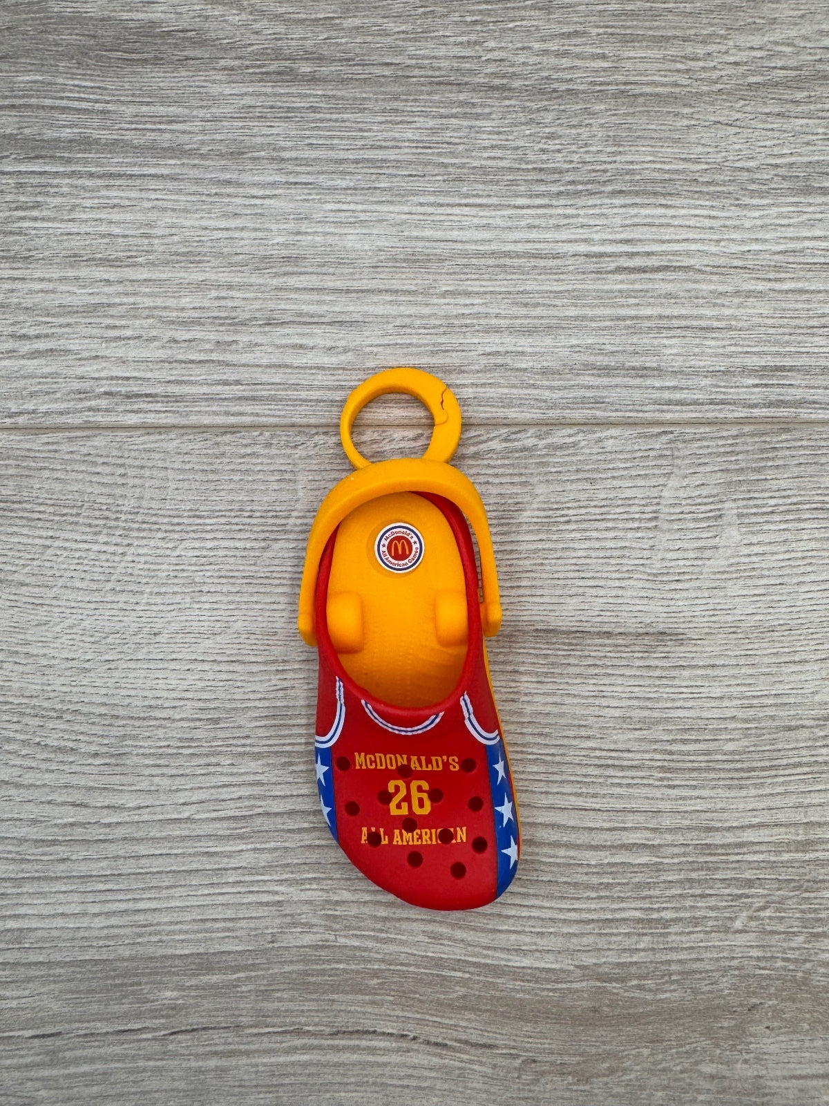 McDonald's All American Games #26 Crocs Shoe Clip Toy