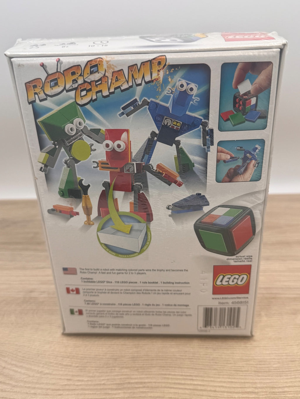 LEGO Games Robo Champ 3835 Sealed 2009 Retired 119 Pieces