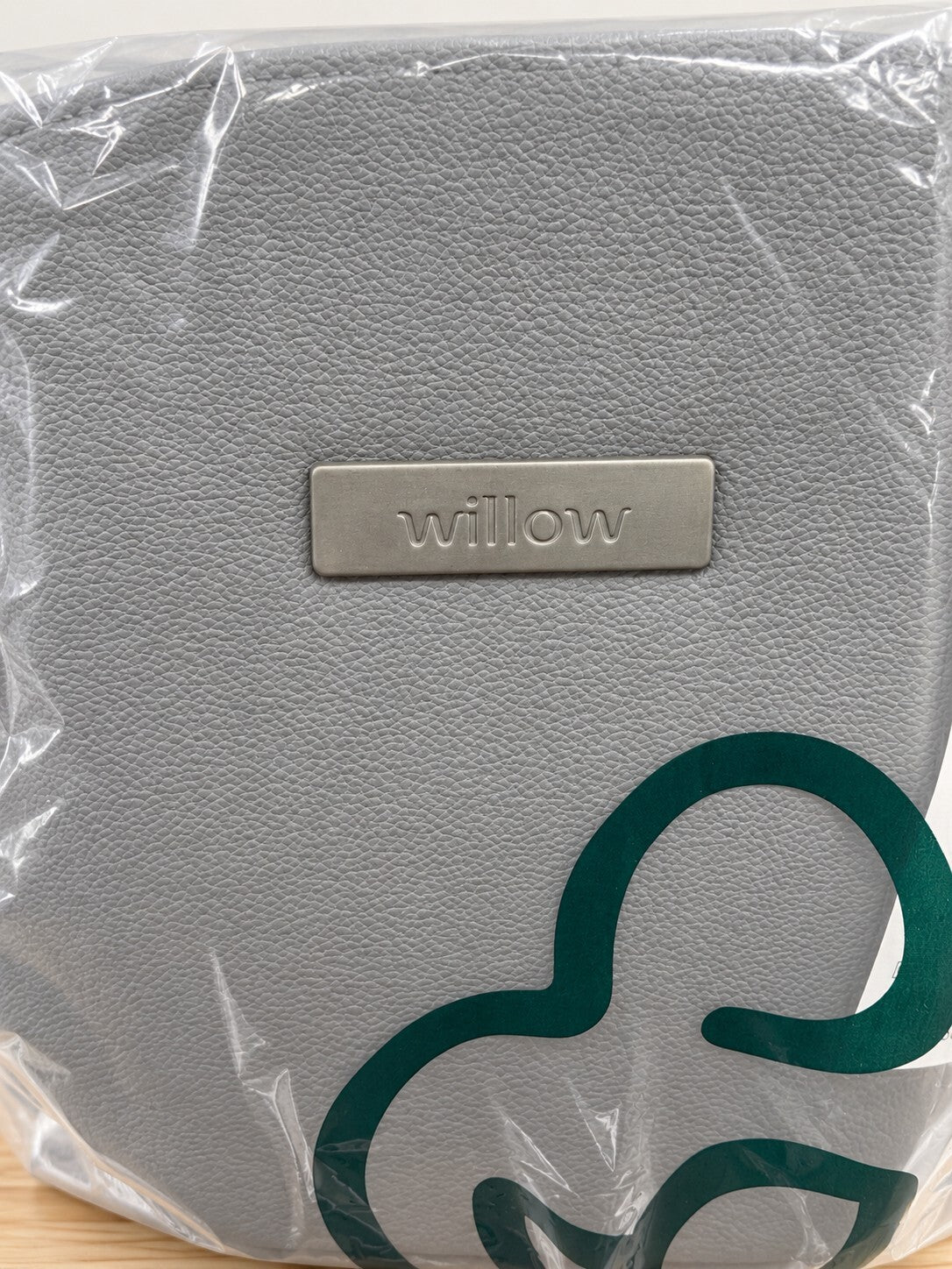 Willow Pump Anywhere Bag Gray Vegan Leather New w/ Tags