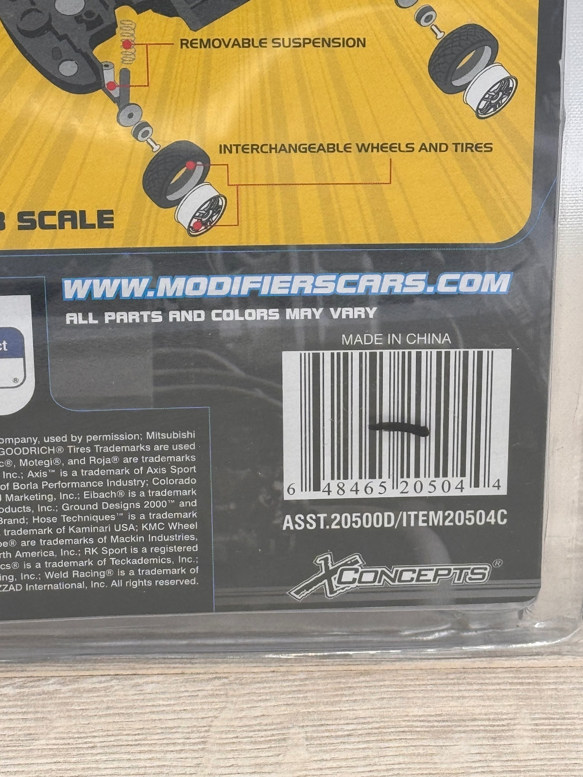 X-Concepts Modifiers 1999 Honda Accord Coupe EX Series 4 1:43 Diecast NIP
